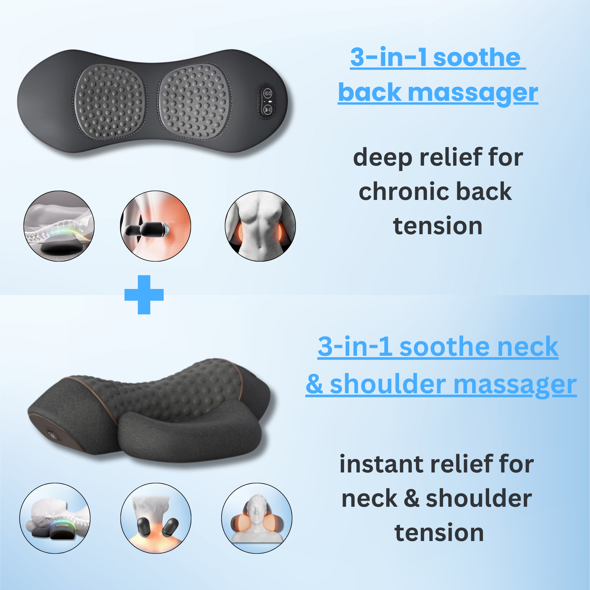 [Moon Test] - Theo soothe - 3-in-1 back massager