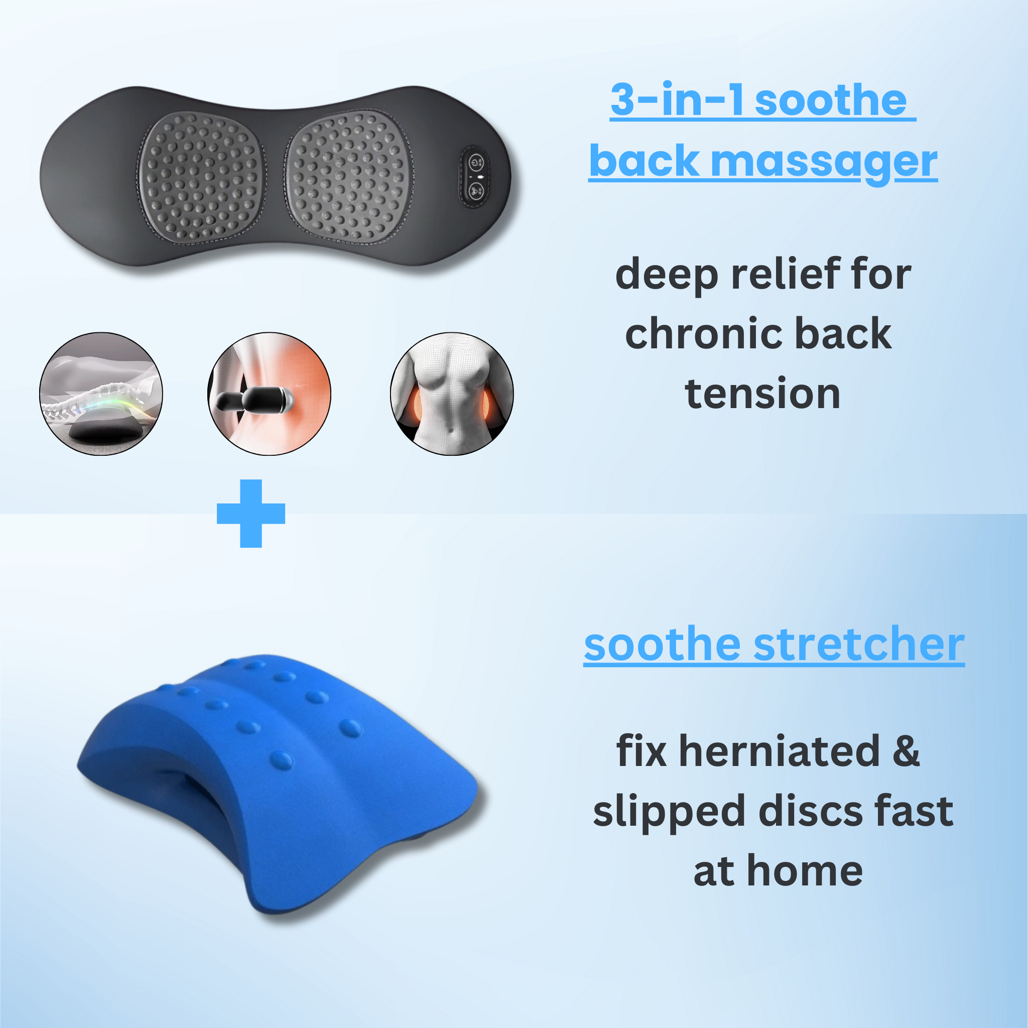 [Moon Test] - Theo soothe - 3-in-1 back massager